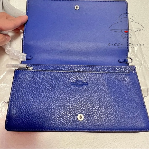 *Sold* COACH Women's Anna Foldover Clutch Crossbody - Picture 2 of 4